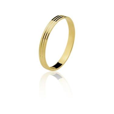 Imagem de 1 Aliança Em Ouro 10k!!!! Fino Acabamento!! - MAEHLER Arte Em Joias, 2