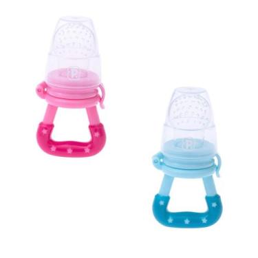 Imagem de Alimentador Porta Frutinha Infantil Bebê de Silicone para introdução a