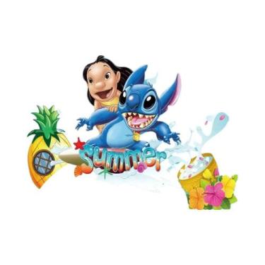 Imagem de Fundo De Festa De Aniversário Infantil Lilo E Stitch, Banner De Decora