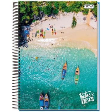 Imagem de CADERNO UNIVERSITÁRIO C/D ESPIRAL 20 MATÉRIAS 320 FLS POSITIVE VIBES