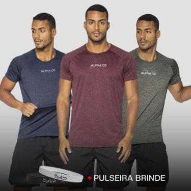 Imagem de Kit 3 Camisas Dry Essential + Bônus Exclusivo-Masculino