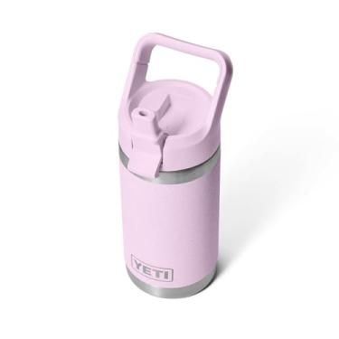 Imagem de YETI Rambler Jr. Garrafa infantil de 350 ml, com tampa de palha, flor de cerejeira