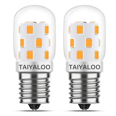 Imagem de Lâmpada LED para micro-ondas sobre fogão, 8206232A, equivalente a 40W, incandescente, lâmpada LED E17 regulável para geladeira, exaustor, branco quente 3000K, base intermediária T7, pacote com 2