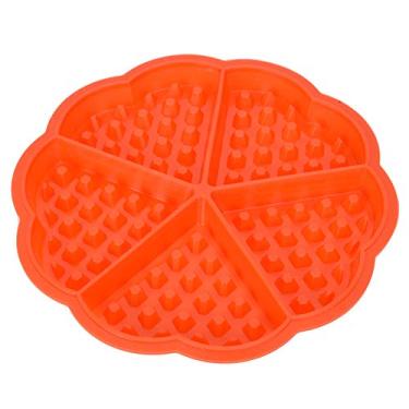 Imagem de Acouto Waffles de Silicone Com 5 Cavidades - Bolos Antiaderentes, Muffins, Chocolate e Muito Mais - Micro-ondas, Forno, Freezer e Máquina de Lavar Louça Seguros - Ferramenta para Assar café da manhã