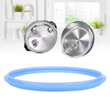 Imagem de Acouto 1 PCS Panelas de Pressão 8QT Com Vedação de Silicone de - Grátis, para Instalar e Remover, Substituição de Panelas 5QT, 6QT e 8QT - Laváveis ​​na Máquina de Lavar Louça, Sem Odores (azul)