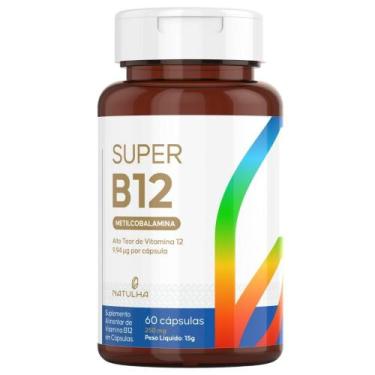 Imagem de Super B12 414% (Metilcobalamina) IDR 60 cápsulas - Natulha