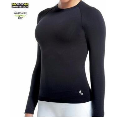 Imagem de Camiseta Térmica Feminina Manga Longa Lupo, Preto, M