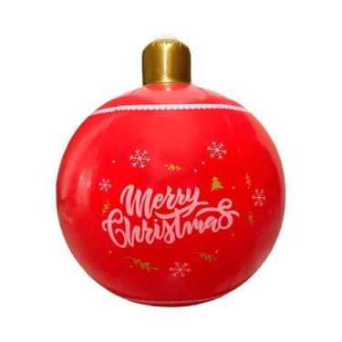 Imagem de Balão Inflável De Natal Em PVC LED De 24 Polegadas, Decorações Exterio