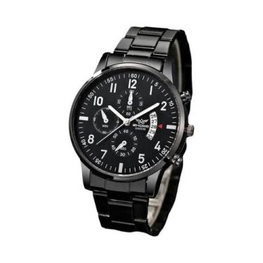 Imagem de Relógio De Negócios Masculino Com Pulseira De Aço E Calendário, Relógi