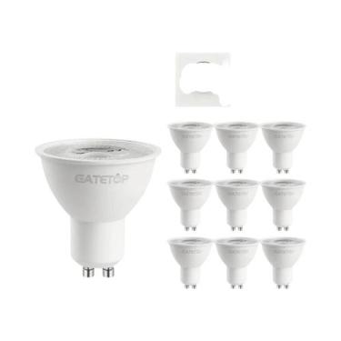 Imagem de Lâmpada LED GU10 Regulável (10 Peças) 220V 3000K 4000K 6000K 50W Subst