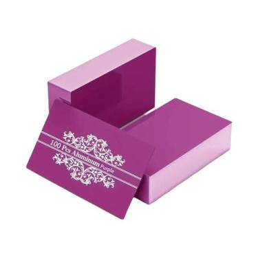 Imagem de Cartões De Visita Metálicos Em Alumínio 85x55mm, 100 Unidades, Para Gr