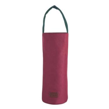 Imagem de Bolsa Térmica ACasa Poliéster Bordô para 1 Garrafa
