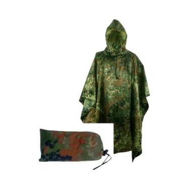 Imagem de Poncho Camuflado Respirável, Capa De Chuva Tática Para Caminhadas, Caç