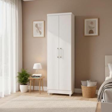 Imagem de Multiuso Armário Sapateira 2 Portas Branco Lavanderia - Repleta, Branc