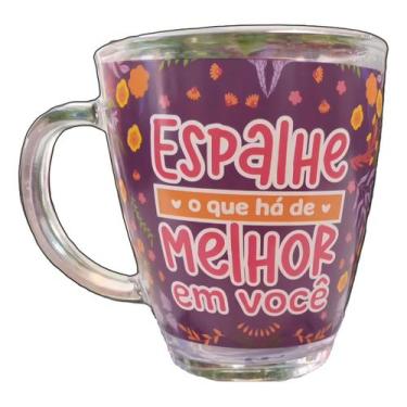 Imagem de Xicara De Café Chocolate Chá Personalizada 380ml Decorada Cor Espalhe 
