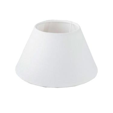 Imagem de Cúpula para Abajur luminaria 27x17x43cm Tecido Algodão Soquete Naciona