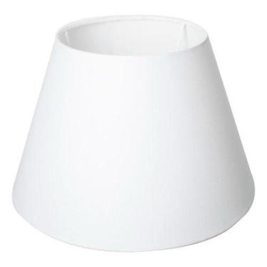 Imagem de Cúpula de Abajur 19X16X28cm Tecido Algodão Soquete Nacional Ref 20A Co