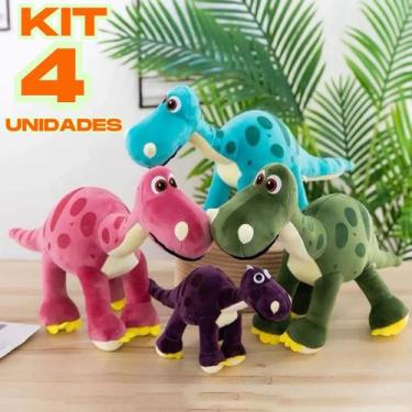 Imagem de Kit 4 Pelucia Dinossauro Arlo O Bom Dinossauro Personagem Filme Infant