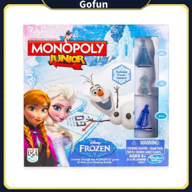 Imagem de Jogo de tabuleiro Frozen Monopoly Junior Edition 5+ Years
