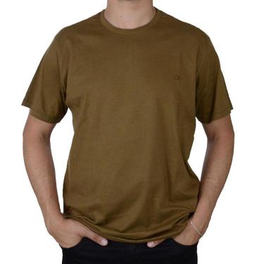 Imagem de Camiseta Masculina Ogochi Slim Marrom - 0064-Masculino