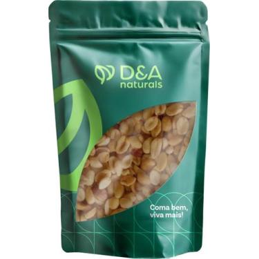 Imagem de Amendoim Torrado Com Sal ou Sem Sal 500g - D&A Naturals, Sem Sal