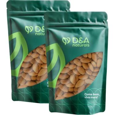 Imagem de Amêndoa Sem Casca Crua 2kg - D&A Naturals