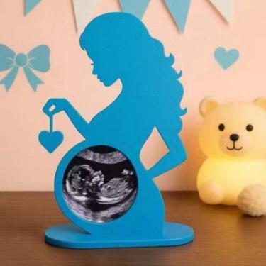 Imagem de Porta-Retrato para Ultrassom do Bebê  Decoração Personalizada para Gra