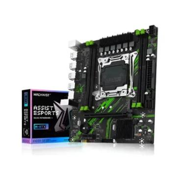 Imagem de Placa Mae Machinist Pr9 X99 Micro Atx Black Green Xeon