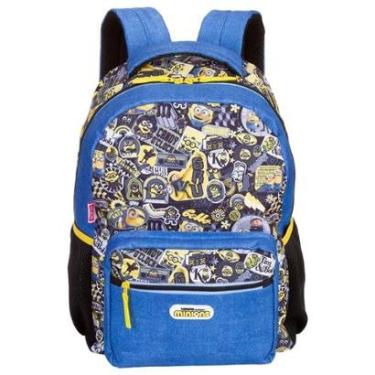 Imagem de Mochila Sestini Minions M Plustween Escolar Grande Amarelo-Unissex