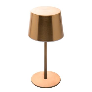 Imagem de Luminária de Mesa Led 3 Tons Usb Elara7,5 x 19 cm Dourada Lyor