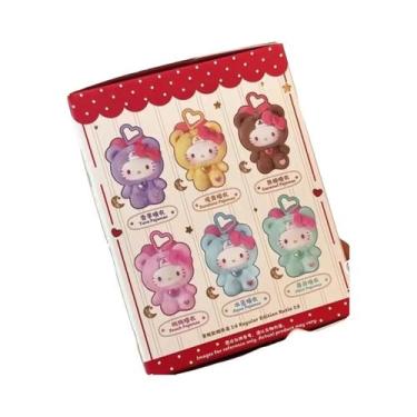 Imagem de Pijamas De Pelúcia Hello Kitty PVC Caixa Surpresa 100% Original TOPTOY