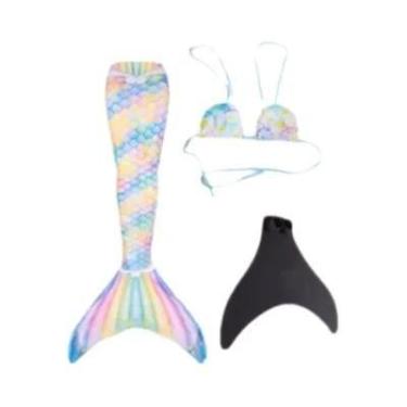 Imagem de Fantasia De Sereia Para Crianças E Adultos, Presente De Festa Para Men