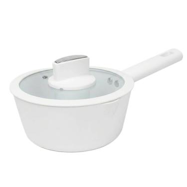 Imagem de Panela de Indução Antiaderente Cerâmica Chicago Branca 18cm 1 peça - Casambiente AL249/Avulso