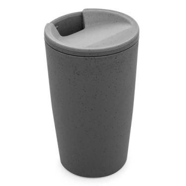 Imagem de Copo Térmico Parede Dupla Lyor Cinza de Bambu e PP 500ml