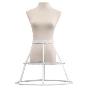 Imagem de Crinolina Saiote Anágua de Armação 2 Aros Vestido - - anjo da mamãe, B