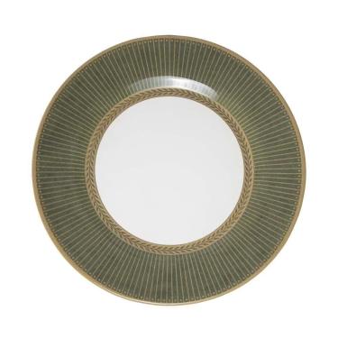 Imagem de Prato Raso De Cerâmica Alleanza 28cm Celebrate Verde Plus