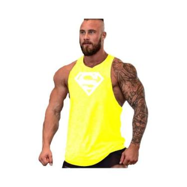 Imagem de Colete De Fitness Sem Mangas Com Estampa De Diamante Para Homens, Roup