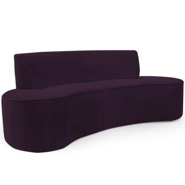 Imagem de Sofá 02 Lugares 150cm Mônaco Veludo Roxo - Nexta Casa