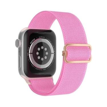 Imagem de Pulseira De Nylon Elástica Boêmia Para Apple Watch Band Ultra2 49mm 41
