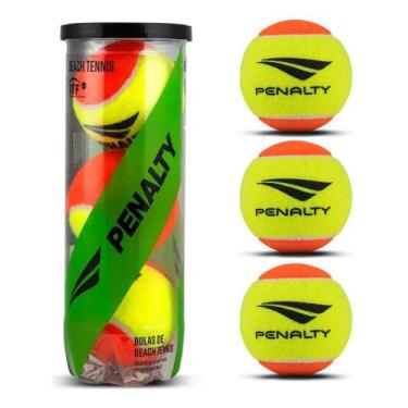 Imagem de Tubo Kit 3 Bolinhas Beach Tennis Penalty XXII Pressurizada Performance
