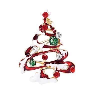 Imagem de Broche De Pérola Com Estrela De Strass Para Mulheres, Acessórios De Jo