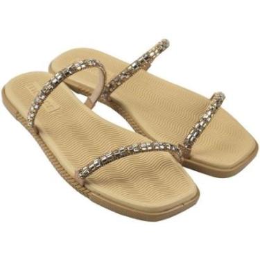 Imagem de Rasteirinha Feminina Casual Com Tiras Largas e Macias Moleca 5452.111-Feminino