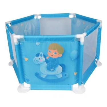 Imagem de Cercadinho Para Bebê Chiqueirinho Infantil Portátil Menino Menina - St