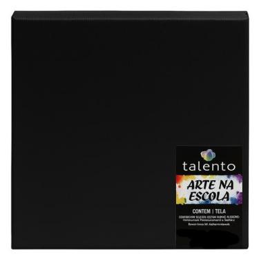 Imagem de Tela Preta Painel Chassis Duplo P/ Pintura 40X30 Grampeada - TALENTO