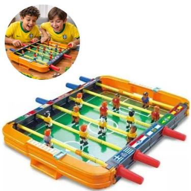 Imagem de Pebolim de Mesa Infantil Futebol de Mesa Brinquedo Dia das Crianças - 