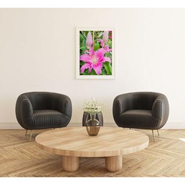Imagem de Quadro Decorativo Encanto em Pétalas Retangular 30x40CM em Canvas com Ou sem Vidro Preto