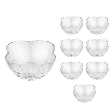Imagem de Jogo 8 Bowls De Cristal Clover Doces Sobremesas Lyor 5x9cm