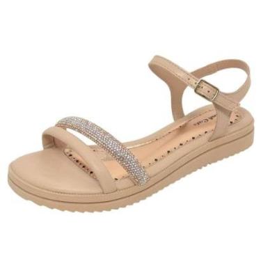 Imagem de Sandália Infantil Menina Flatform Conforto Brilho Pink Cats-Feminino