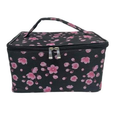 Imagem de Kit Frasqueira Necessaire Maleta para Maquiagem Esmalte Remédio Femini