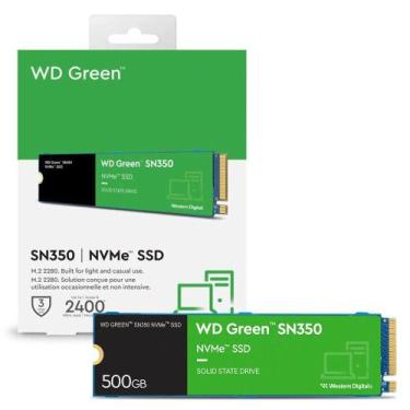 Imagem de HD SSD M.2 Western Digital WD Green SN350 500Gb PCIE 3.0x4.0 NVME 2400